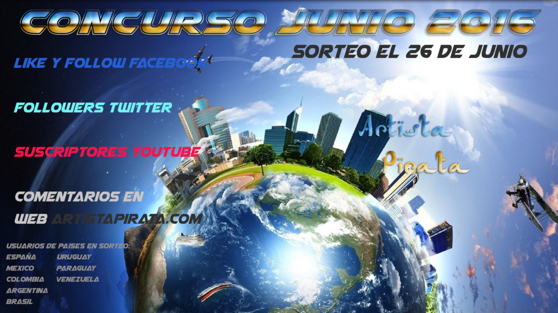 concurso facebook ARTISTAPIRATA JUNIO