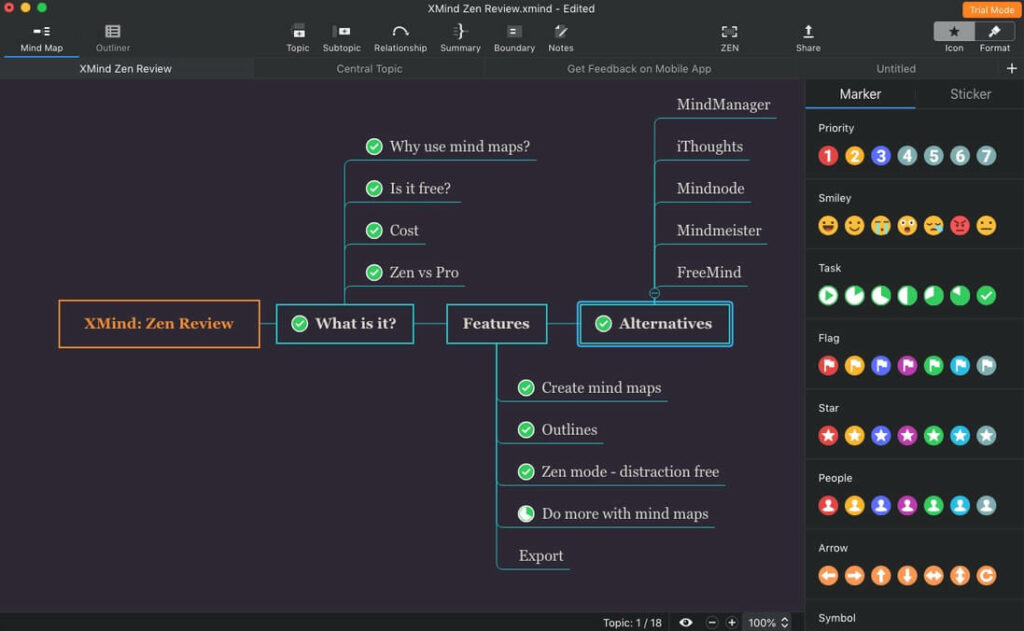 XMind AI Pro esquemas