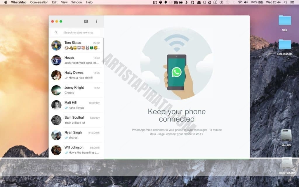 whatsapp para mac osx y windows