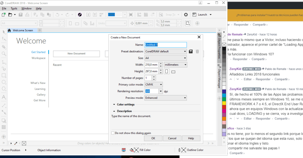 corel draw portable mega español