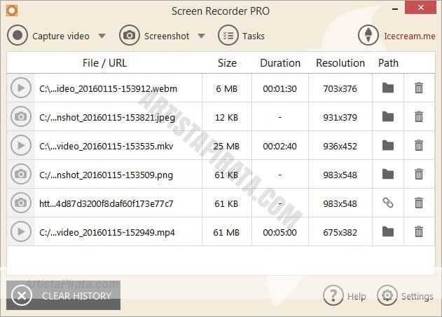 IceCream Screen Recorder Pro 5.2 full mega Grabar escritorio del equipo mega drive capturar escritorio gratis