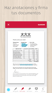ANDROID - ScanBot PRO - Escanea con la cámara del Smartphone a PDF