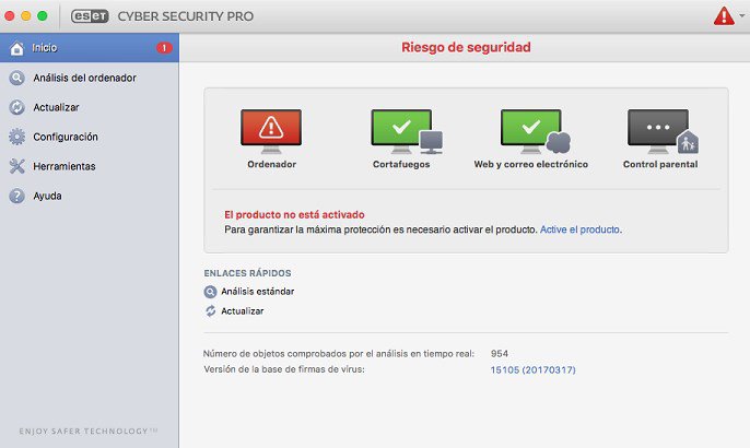 MAC OSX - ESET Cyber Security PRO 6.6 ANTIVIRUS PARA MAC OS X GRATIS