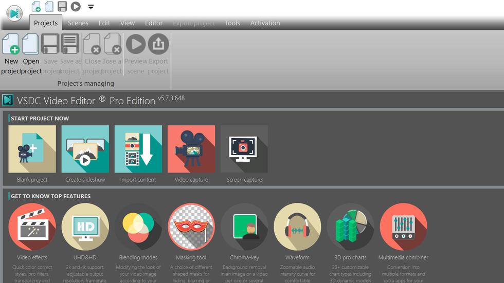 VSDC-Video-Editor-Pro full editor de vídeo facil de usar