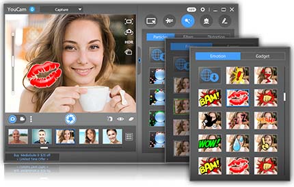 youcam 7 deluxe - efectos en webcam - videos en webcam - bromas webcam youcam 7 full mega