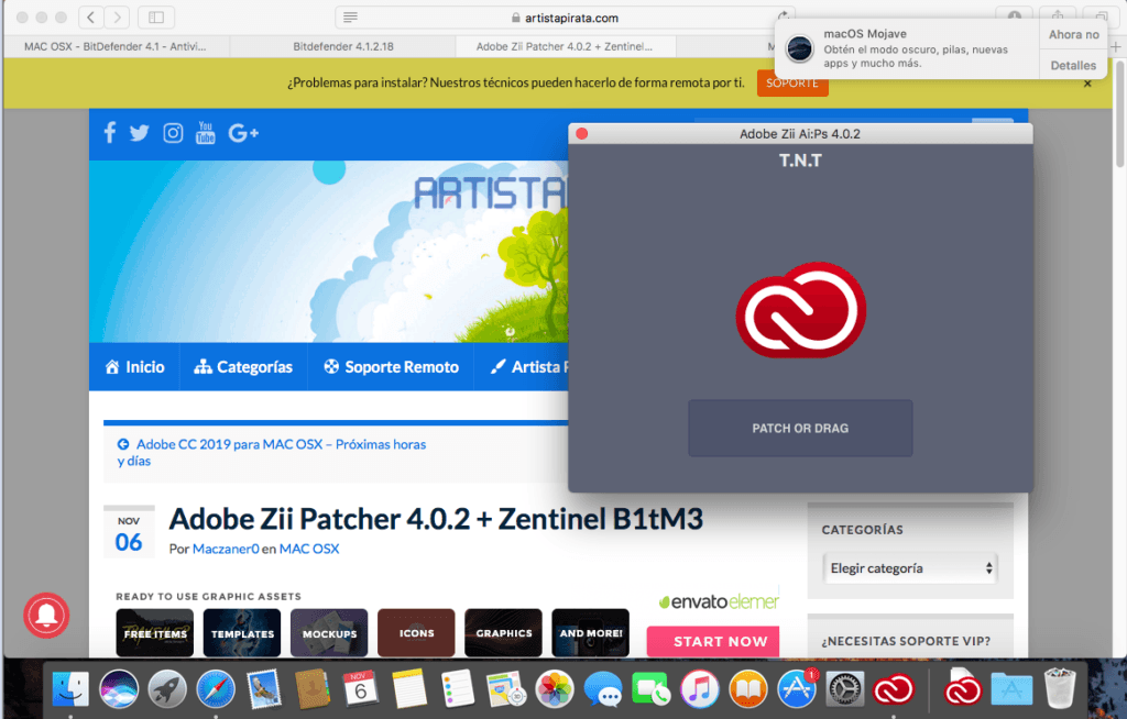 zii patcher 4.0.2 artistapirata adobe cc 2019 mac