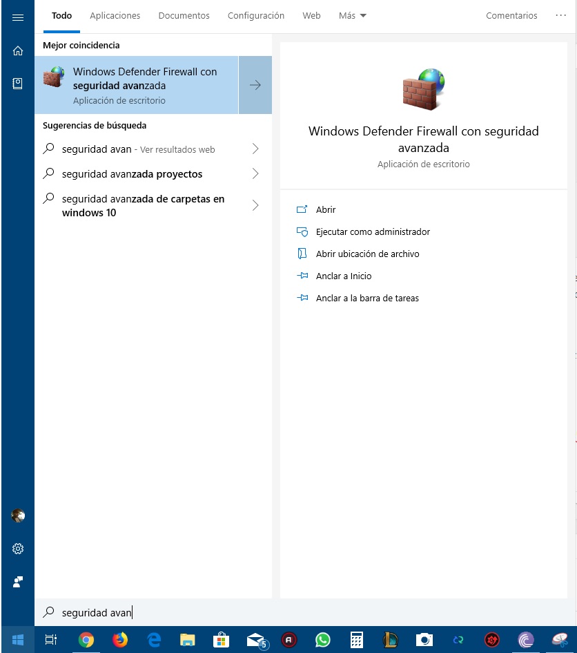 bloquear programa en firewall de windows