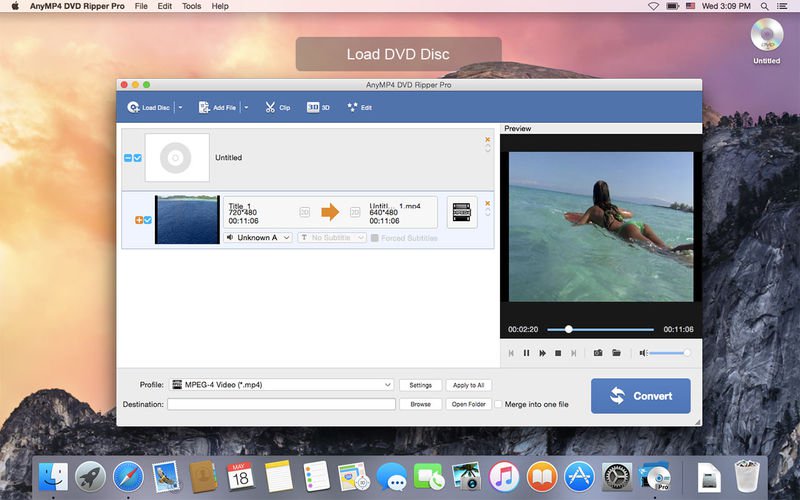 anymp4 dvd ripper mac - dvd a mp4 en mac