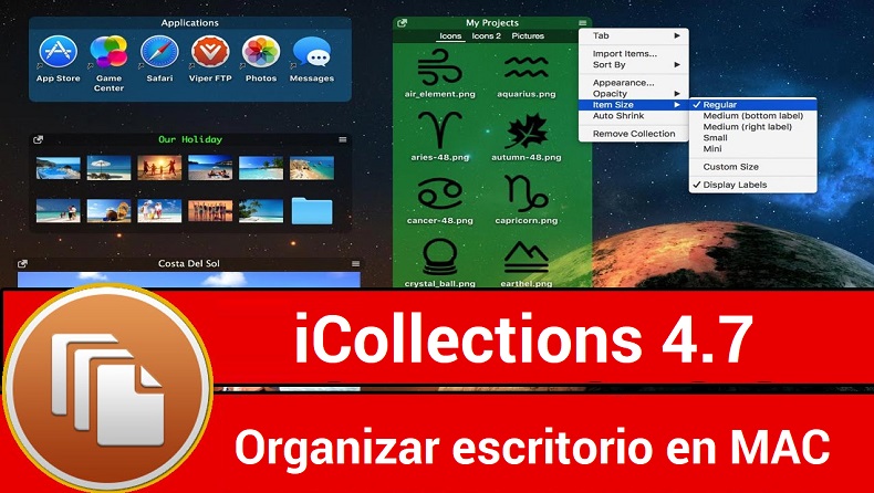 icollection 4.7 full mac - organizar escritorio mac