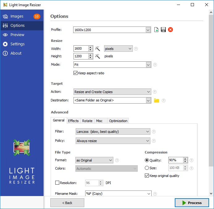 Light_Image_Resizer_5-full mega - reducir tamaño de fotos