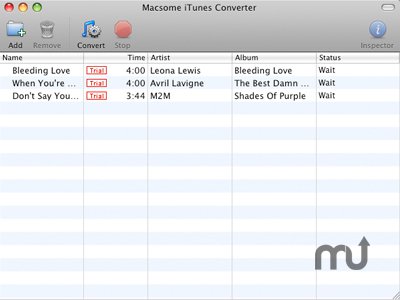 macsome itunes converter - convertir musica itunes a mp3