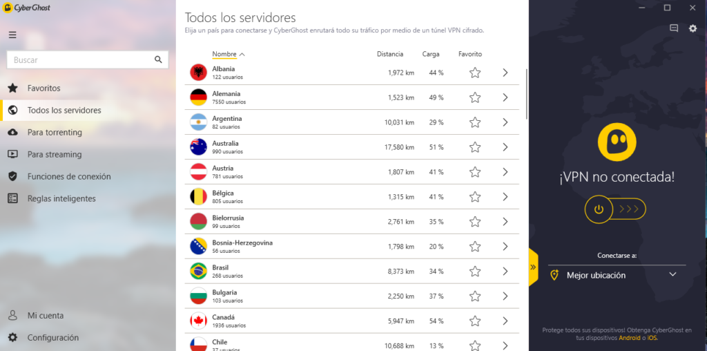 cyberghost vpn - el mejor vpn del mundo