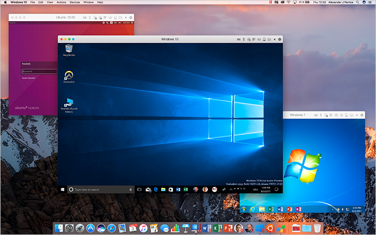 PARALLELS DESKTOP 14 - WINDOWS EN MAC - MAQUINA VIRTUAL EN MAC