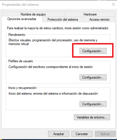 ampliar memoria virtual windows configuracion