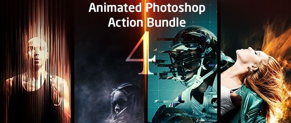 ANIMATED PHOTOSHOP ACTION BUNDLE 4 Y 5 MAC Y WINDOWS