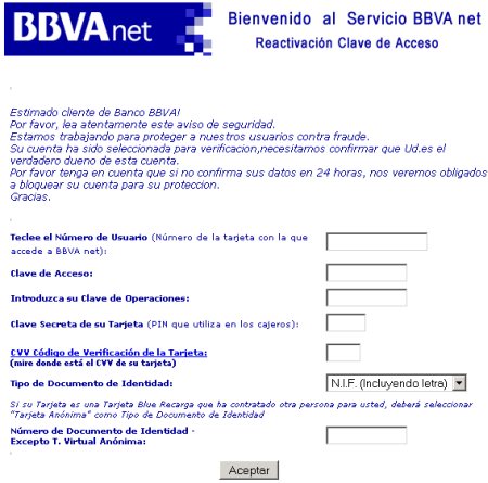 fraude proteccion - estafas bbva