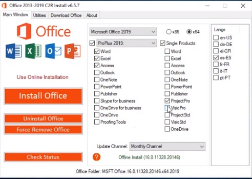 Descargar paquete office 2016 gratis para windows 10 64 bits Microsoft Office 2019 Plus Mayo 2019 Windows Artista Pirata