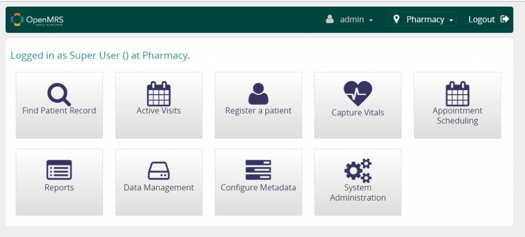 openmrs - crear registro clinico - software para farmacias