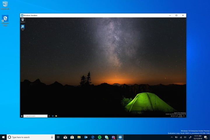 windows 10 may 2019 sandbox