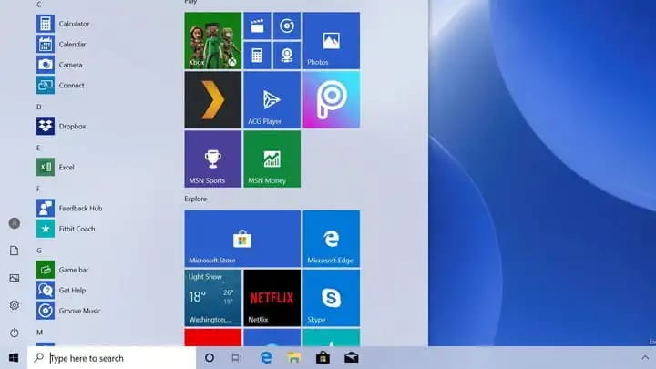 windows 10 may 2019 tema ligero