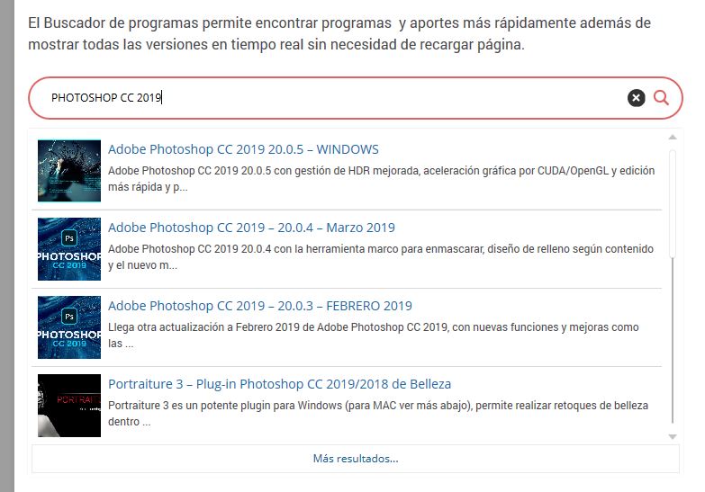 BUSCADOR DE PROGRAMAS