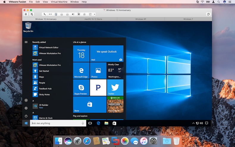 Vmware Fusion 11 Download Windows 10