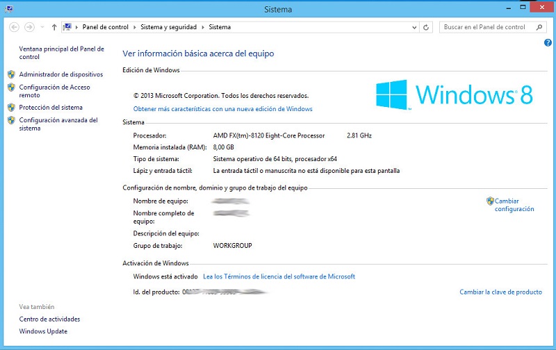 licencia windows 8.1 pro genuina