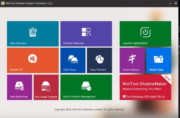 MINITOOL PARTITION WIZARD 11.6 FULL