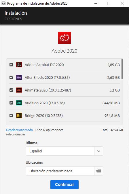 descargar suite adobe completa
