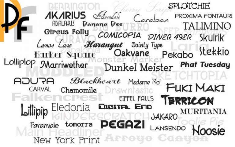premium fonts 2018