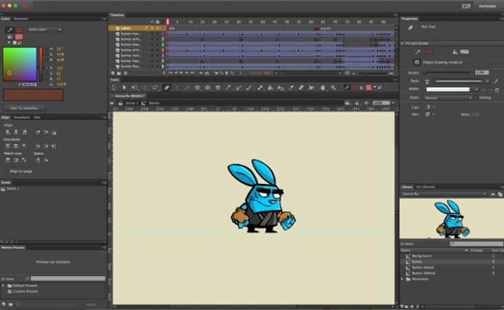 Adobe animate CC 2024 full