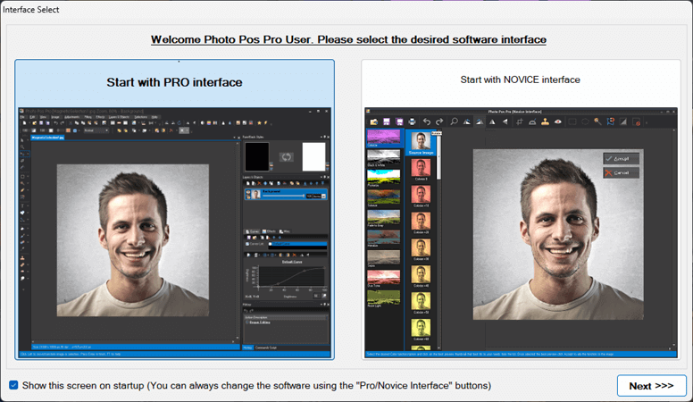 Photo POS PRO 4 interfaz