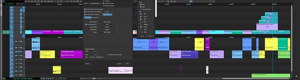 Avid Media Composer 2024 herramientas