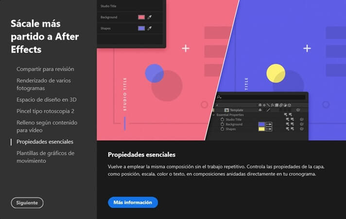 Novedades After Effects
