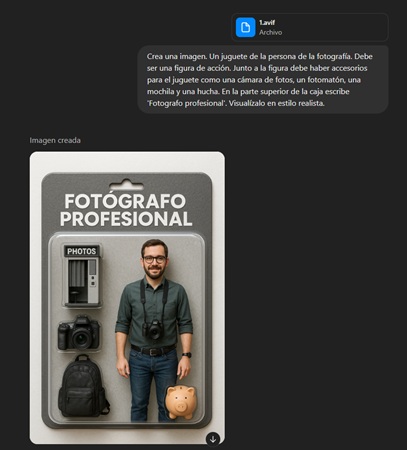 Convierte tu foto en una figura de acción digital con ChatGPT