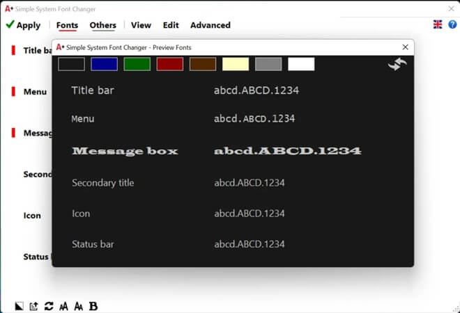Simple System Font Changer full