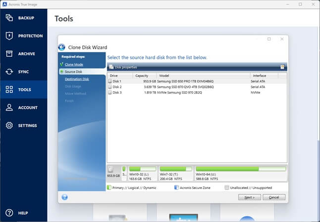 Acronis True Image 2025 copia de seguridad