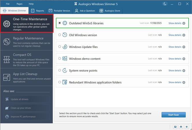 Auslogics Windows Slimmer 2025