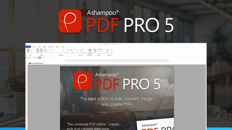Licencia Ashampoo PDF PRO 5 permanente