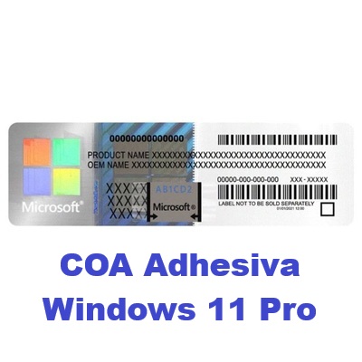 COA Windows 11 Pro