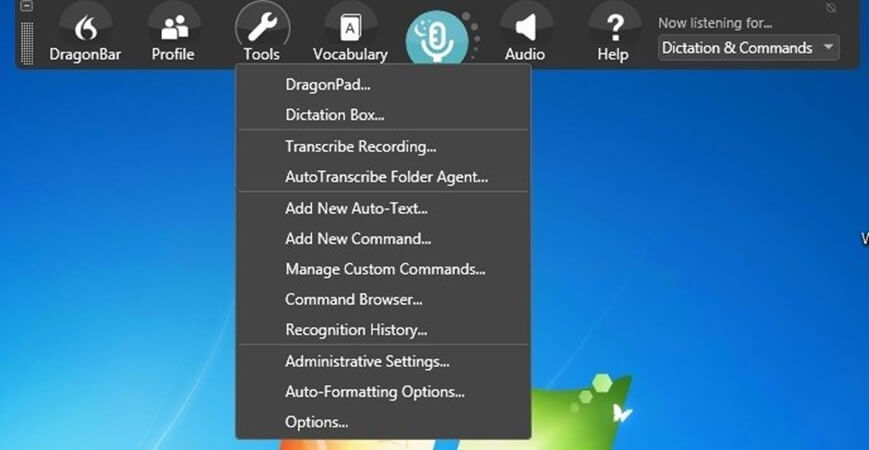 Nuance Dragon Professional 16 novedades