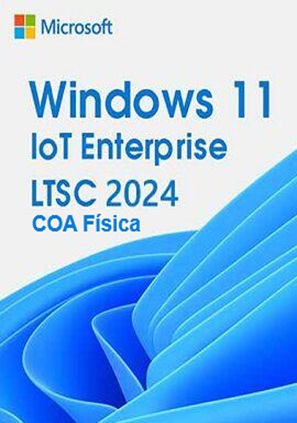 COA Adhesiva Windows 11 IoT Enterprise LTSC 2024 — OEM Ensamblador | Válida UE