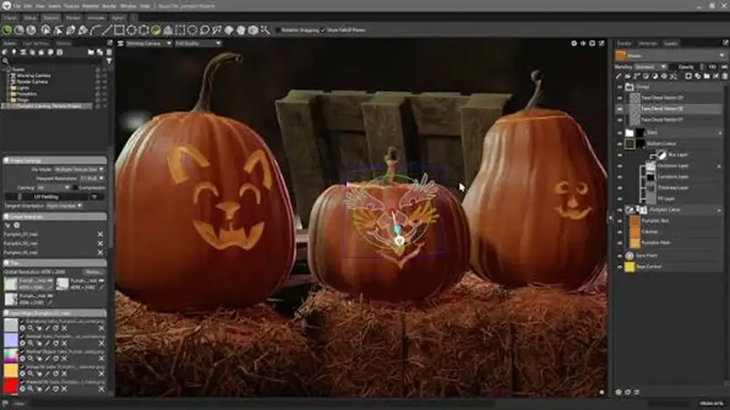 Marmoset Toolbag 5.03 interfaz