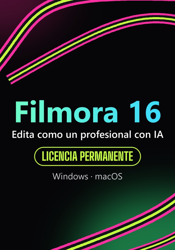 Licencia Wondershare Filmora 16
