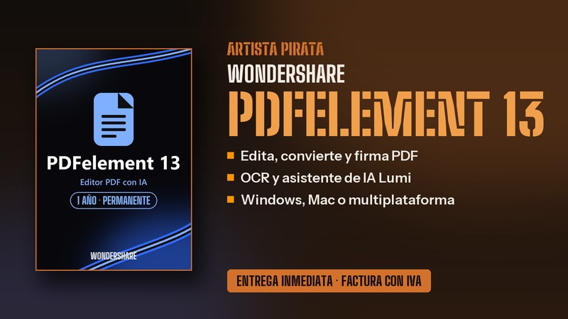 Wondershare PDFelement 13 licencia original