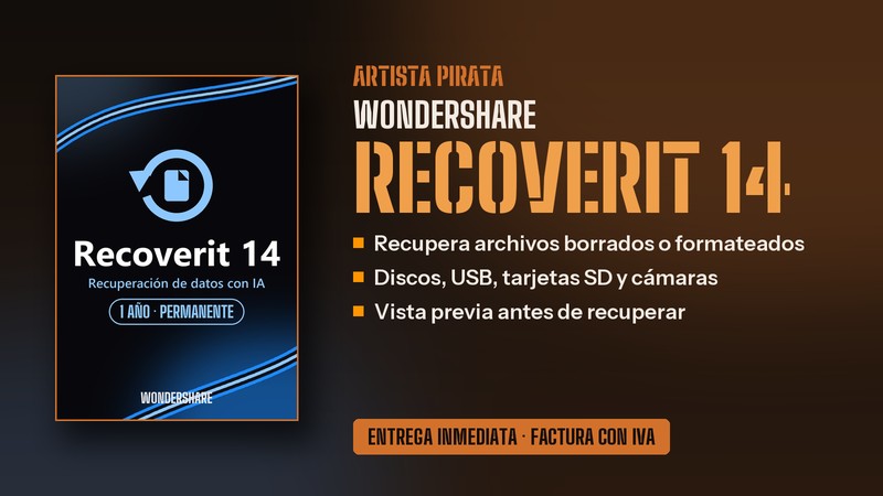 Wondershare Recoverit 14 licencia original
