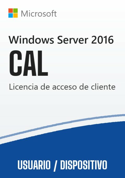 Licencia CAL Microsoft Windows Server 2016 – Usuario o Dispositivo