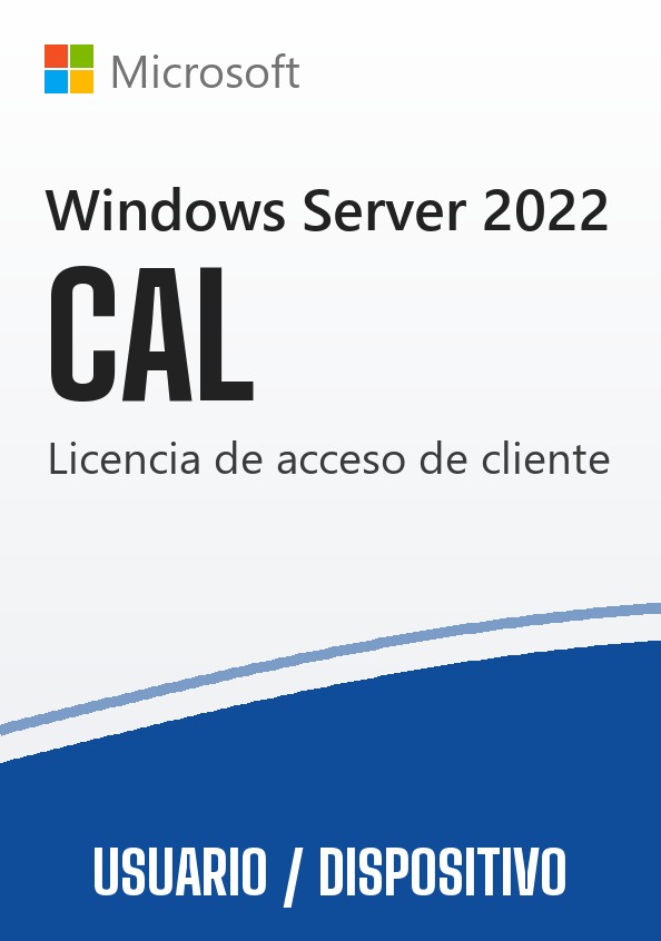 Licencia CAL Microsoft Windows Server 2022 – Usuario o Dispositivo