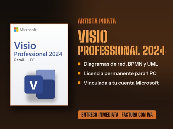 Microsoft Visio Professional 2024 – Retail – 1PC