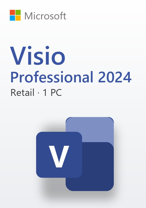 Licencia Microsoft Visio Professional 2024 – Retail – 1PC